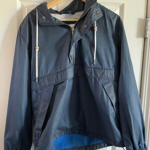 Goodfellow Navy Anorak - Rain Jacket